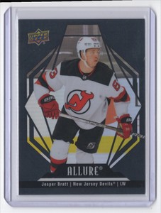 2022-23 Upper Deck Allure Black Rainbow Jesper Bratt New Jersey Devils #16