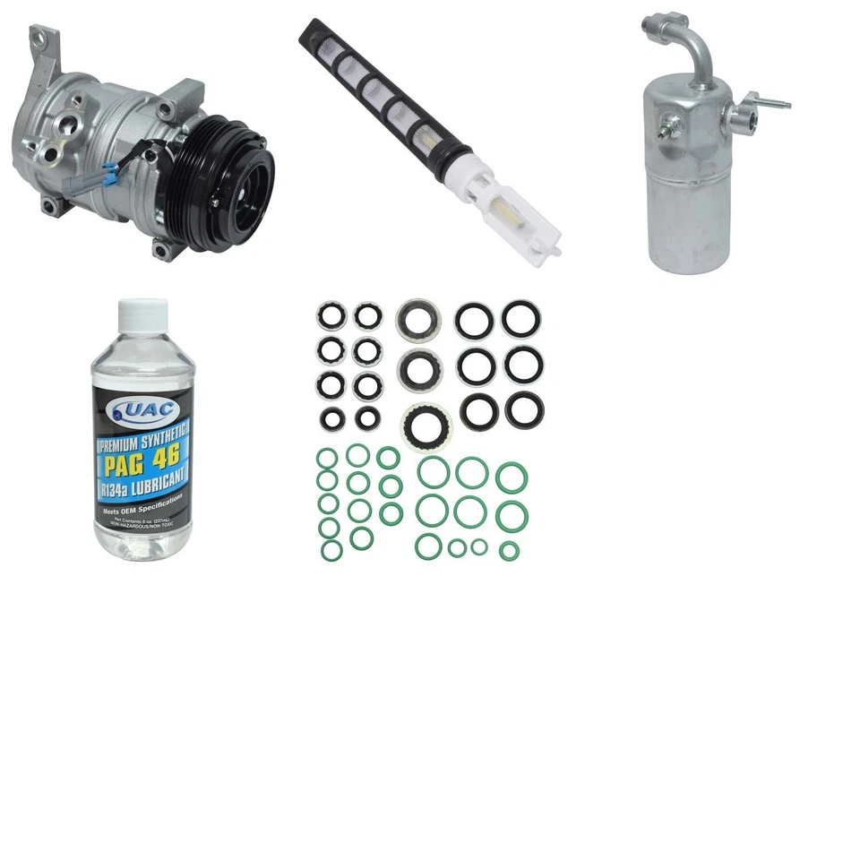 Kit de compresor de aire acondicionado UAC para GMC Sierra 1500 2000-2001 Foto 1 de 1