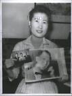 1960 Press Photo Daughter Act Korean President Huw Grung Family Picture Mother