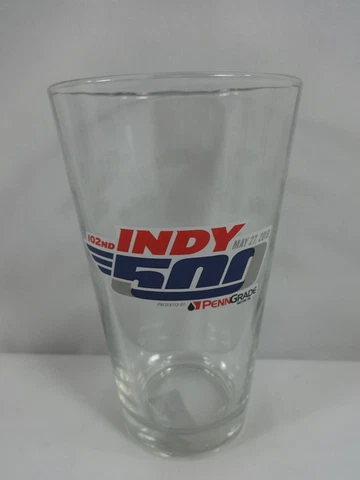 2018 Indianapolis 500 102nd Running Event Logo Collector Pint Ale Beer Glass Cover