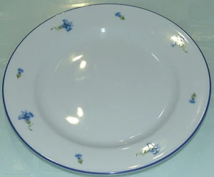  Königlich Tettau Worpswede Kornblume blau grün Frühstücksteller NEU UNBENUTZT - Bild 1 von 4