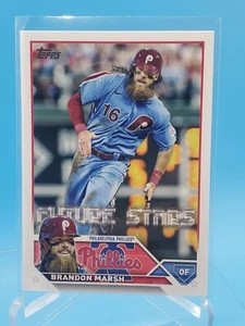 2023 Topps Series 1 Future Stars Brandon Marsh Philadelphia Phillies #237 - Picture 1 of 2