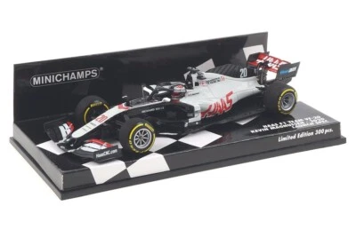 Haas F1 Équipe VF-20 Lancement Spec 2020 Kevin Magnussen MINICHAMPS 1:43 - Photo 1/3