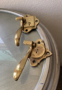 Vintage geborgen Messing/Bronze massive Schubladengriffe Menge 2 - Bild 1 von 11