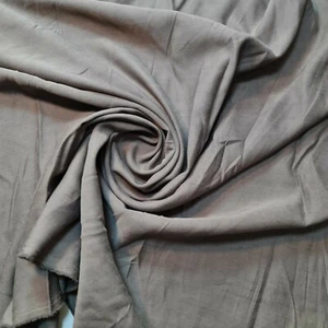 Khaki Green Viscose Material Costume Craft Dress Drape Quilting Fabric 58" Meter - Picture 1 of 2