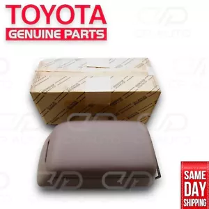 93 - 97 TOYOTA LAND CRUISER FZJ80 CENTER CONSOLE ARM REST LEATHER LID OAK OEM - Picture 1 of 8