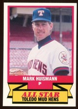 1989 CMC Team Issue Toledo Mud Hens MARK HUISMANN RC TIGERS CUBS COLORAO STATE