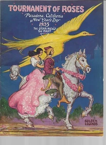 ROSENSCHALE PARADE 1935 PROGRAMM MIT ORIGINAL UMSCHLAG.ALABAMA BEATS STANFORD - Bild 1 von 1