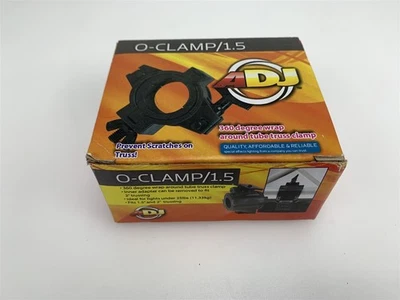 ADJ Products O-clamp 1.5 1.5 pulgadas plástico o abrazadera 360 grados envoltura alrededor abrazadera Foto 1 de 4