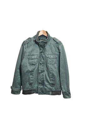 Rusty Men's Jacket Size L Cotton Military Style - image 1 of 4