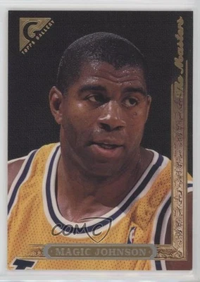 1995-96 Topps Gallery The Masters Magic Johnson #6 HOF - Image 1 of 2