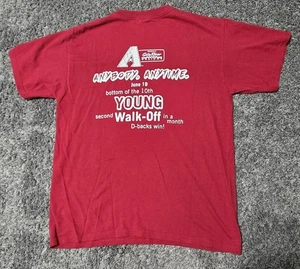 T-shirt Diamondbacks 2007 Anybody Anytime 6/10 Dbacks Young Walk-Off SGA taglia L - Foto 1 di 8