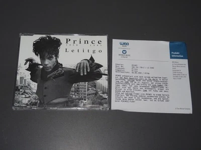 PRINCE - LETITGO / 4 TRACK MAXI-CD 1994 (MINT-) & PROMO-SHEET - Bild 1 von 3