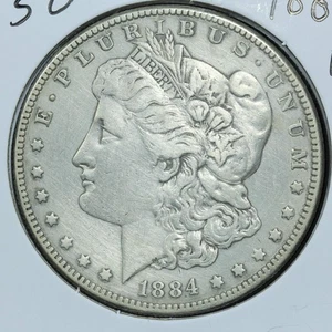 1884 P Dollaro d'argento Morgan - Filadelfia - Foto 1 di 2