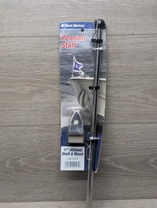 WEST MARINE Stainless Steel Replacement Pennant Flag Staff, 17" - Bild 1 von 8