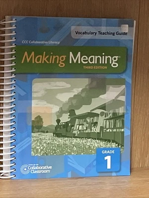 Making Meaning, Third Edition, Vocabulary Teaching Guide, Grade 1 by... - Image 1 of 4