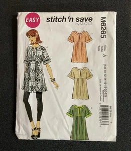 Stitch ‘n Save M6265 Sewing Pattern Tunic Top  Sizes 6-22 Never Used - Picture 1 of 2