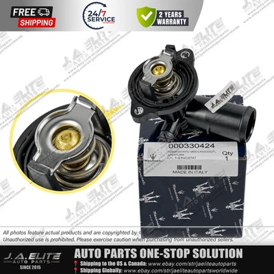 Genuine Thermostat for Maserati Ghibli Levante Quattroporte,Gasoline only 330424 - Imagem 1 de 4