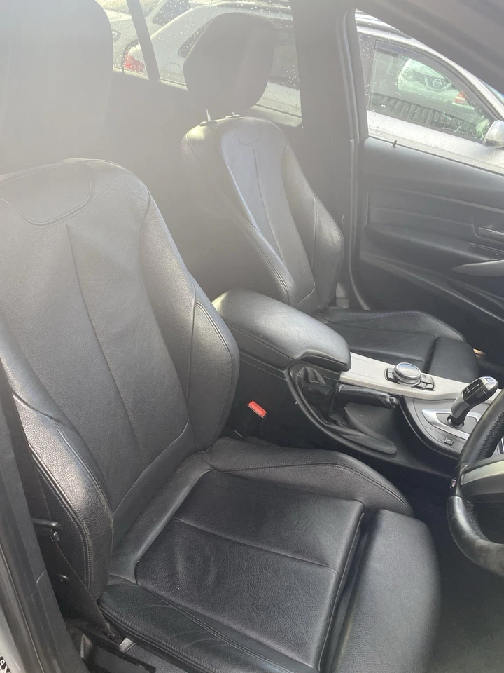 BMW 3 SERIES F31 TOURING BLACK LEATHER FRONT & REAR HEATED SEATS 2017 - Image 1 of 4