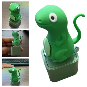 Lizard Keychain Sound, 2025 New Adults Keyboard Clicker Lizards Fidget Toys Gift - Picture 1 of 12