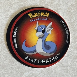 Pokemon Dratini #147 Nintendo Slammer Pog Cheetos Dragon Vintage 🎆 - Picture 1 of 2