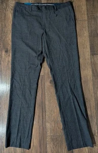 Fairlane Refined Wool Blend Slim Fit Mens Chinos Slacks Dark Gray 36x36 NWT! - Picture 1 of 12