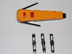 110 & 66 block punch down impact tool cat 5e cat 6 - Picture 1 of 9
