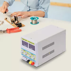 Alimentatore DC Regolabile 0-30V 0-5A Digitale Variabile Laboratorio Banco Alimentatore UK - Foto 1 di 19