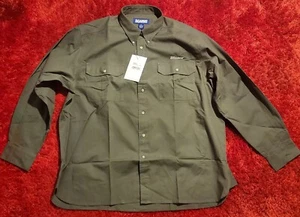 NEU MIT ETIKETT SIGARMS LANGARM CANVAS KNOPF-AB-SHIRT GRÖSSE XXL OLIV - Bild 1 von 6