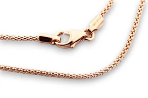 Collier Ras-Du-Cou Jersey Rondes or Rose 18kt. Cm. 45 50 60 Modèle Coréen - Imagen 1 de 8