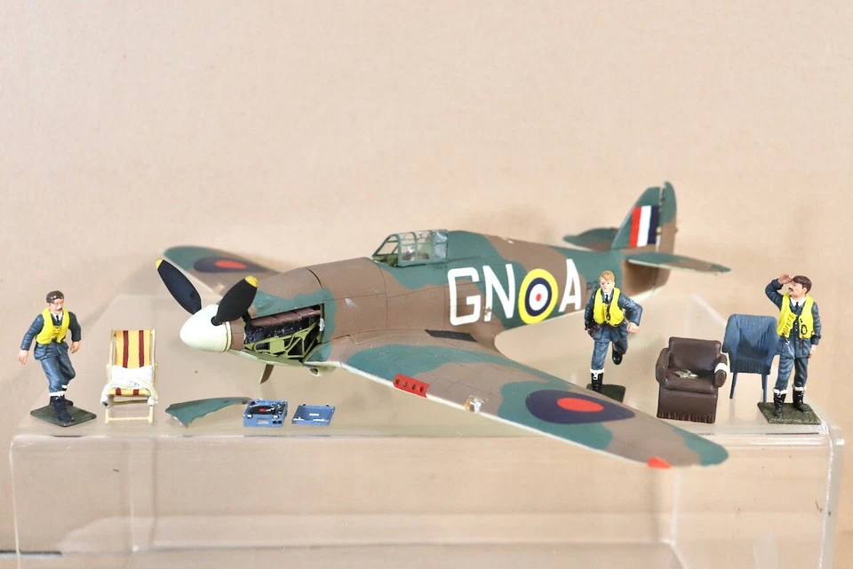Corgi Aviation Archive Modello Pre Produzione Mk1 Hawker Hurricane Gn-A P3870 Nv - Immagine 1 di 4