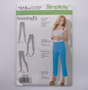Simplicity Sewing Pattern 1918 Womens Pants Sizes 6 8 10 12 14 Uncut - Picture 1 of 4