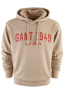 Gant D2. 1949 Sweat Hoodie Beige Putty XL - Picture 1 of 10