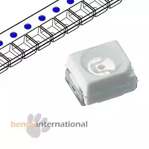 50x BLUE SMD LED 3528 PLCC SMT Super Bright Chip 1210 Arduino - AUS STOCK - Picture 1 of 1