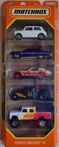 Streichholzschachtel Set - ""Coffee Cruisers III"" - 5 Auto Set - Neu - Bild 1 von 6
