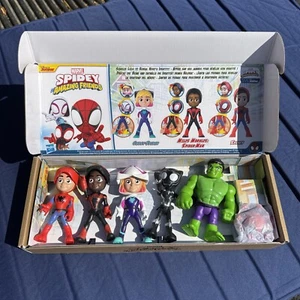 Spidey and His Amazing Friends Hero Reveal 5-Pack Action Figures Disney - Picture 1 of 2