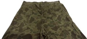 VINTAGE Men's Camo Duck Pants Camouflage Hunting Pant Cotton SIZE LARGE 40 in W - Picture 1 of 22