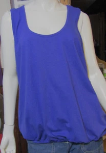 ROUTE 66 PLUS WOMANS 2X SUMMER TANK TOP PURPLE RACER BACK NWT - Picture 1 of 1