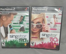 SingStar '80s & 90s Sony PlayStation 2 PS2 W/Manuals No Mic