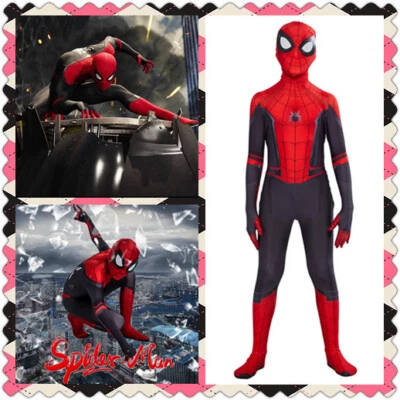 Spider-Man Far From Home Bodysuit Spiderman Cosplay Costume Halloween Kids Suit - Image 1 of 4