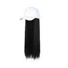 Hat Wig Integrated Long Straight Hair Wi4 M1O2