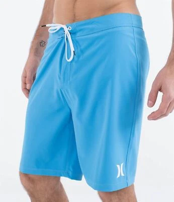 Hurley Boardshorts Mens 20" 51cms One and Only Solid Bliss Blue - Image 1 of 3
