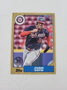 2022 Topps #87TB-10 Juan Soto 1987 Topps Baseball Series Two - Picture 1 of 2
