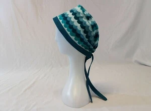 Teal Waves chirurgische Peelingkappe Dental Chemo Mütze - Bild 1 von 5