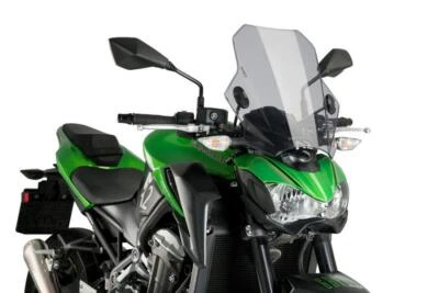 Puig Bat Pantalla Parabrisas Deflector Luz Humo Kawasaki Z650 / Z900 17 - 25 Foto 1 de 4