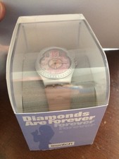 VINTAGE 1981 JAMES BOND 007 - For Your Eyes Only Women Swatch Watch w/ Case