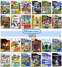 ⭐ RIESIGE Auswahl NINTENDO Wii MARIO Spiele Liste  (auch mit WiiU kompatibel ✅)