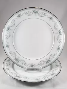 NORITAKE CHINA COLBURN 6107 MADE IN JAPAN 2 DINNER PLATES 10 1/2" DIAMETER - Picture 1 of 12