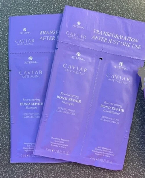 2 X Alterna Caviar Restructuring Bond Repair Shampoo & Conditioner Duo Packs  - Image 1 of 1