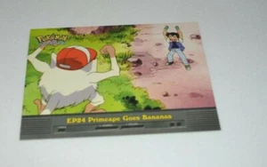 1999 TOPPS POKEMON TV EDIZIONE ANIMAZIONE EP24 PRIMEPE GOES BANANAS - Foto 1 di 2